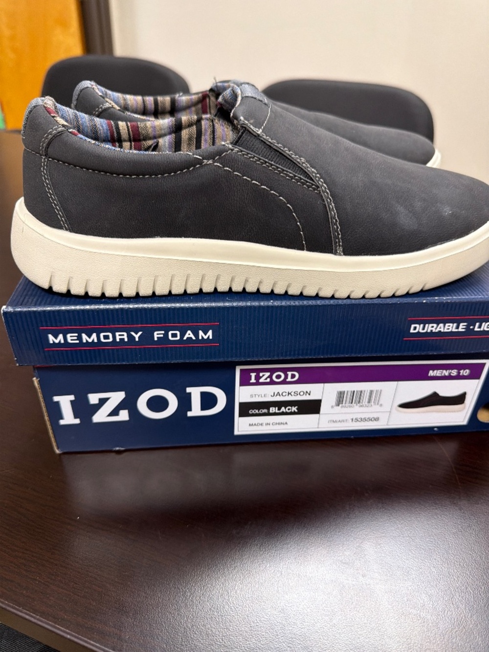 Men’s sized slip on shoes